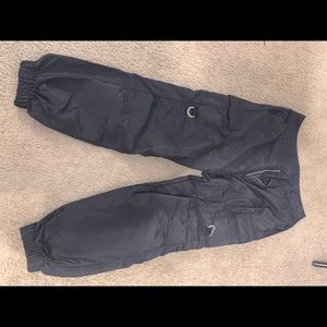 Black cargo pants